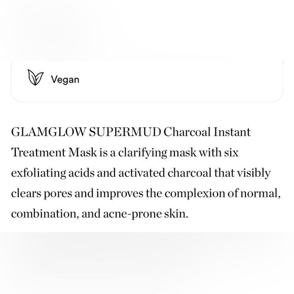 $12❤️🔥 LAST 1! GLAMGLOW SUPERMUD Charcoal Instant Treatment Mask 2PK 🪞 NEW - Picture 5 of 7